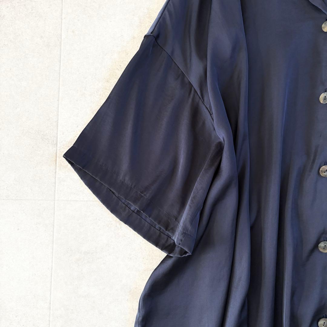 美品✨️エンフォルド アシンメトリー オーバーサイズ ネイビーシャツ 38