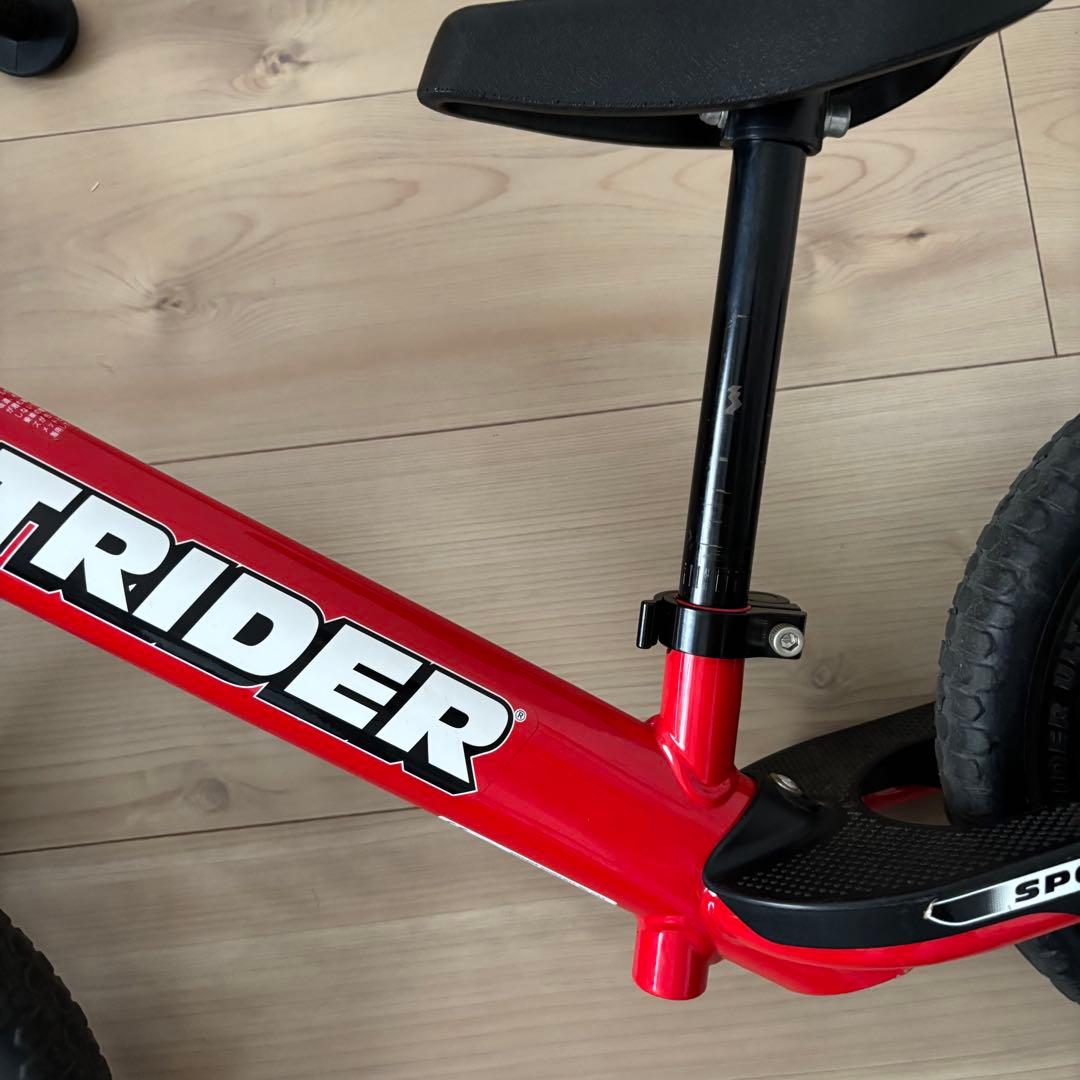 STRIDER スポーツ バランスバイク 赤 12インチ