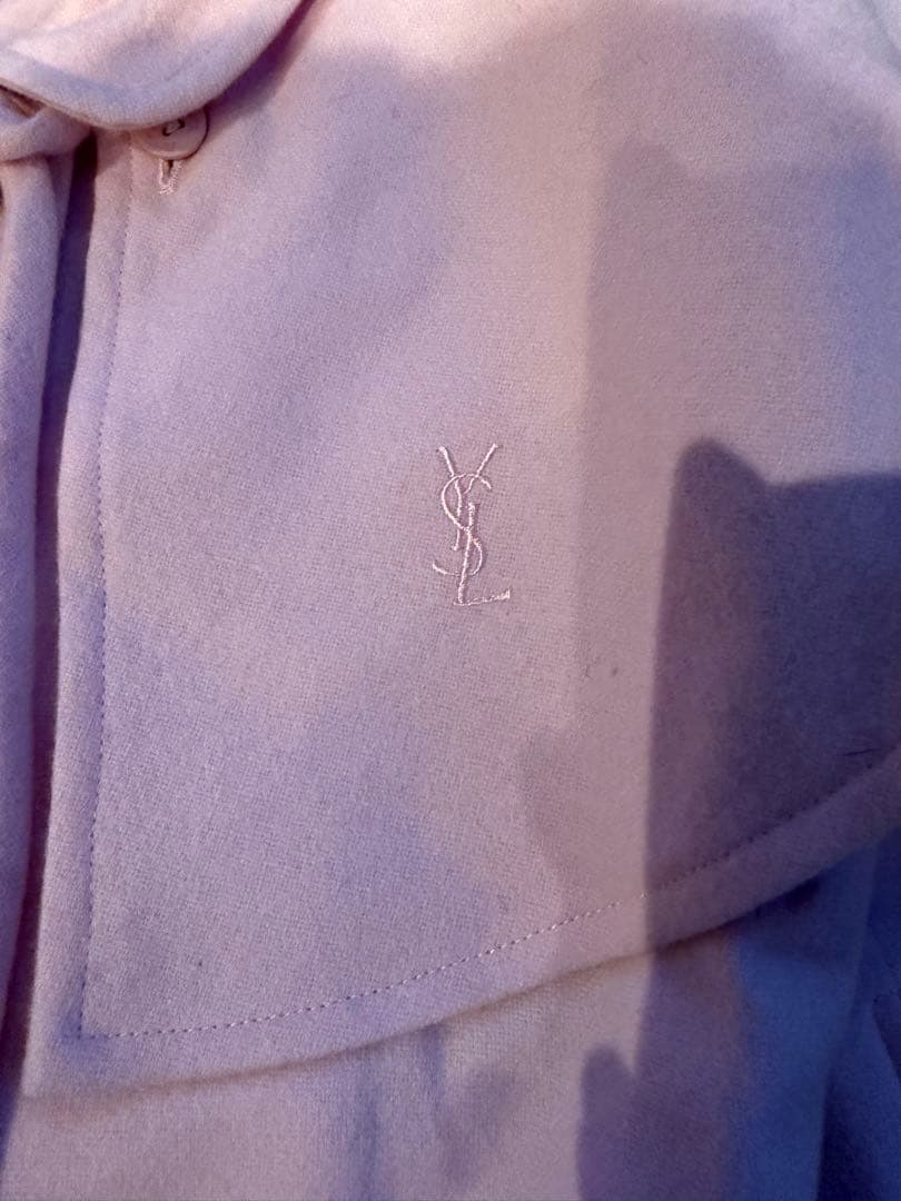 YSL ピンク ケープコート