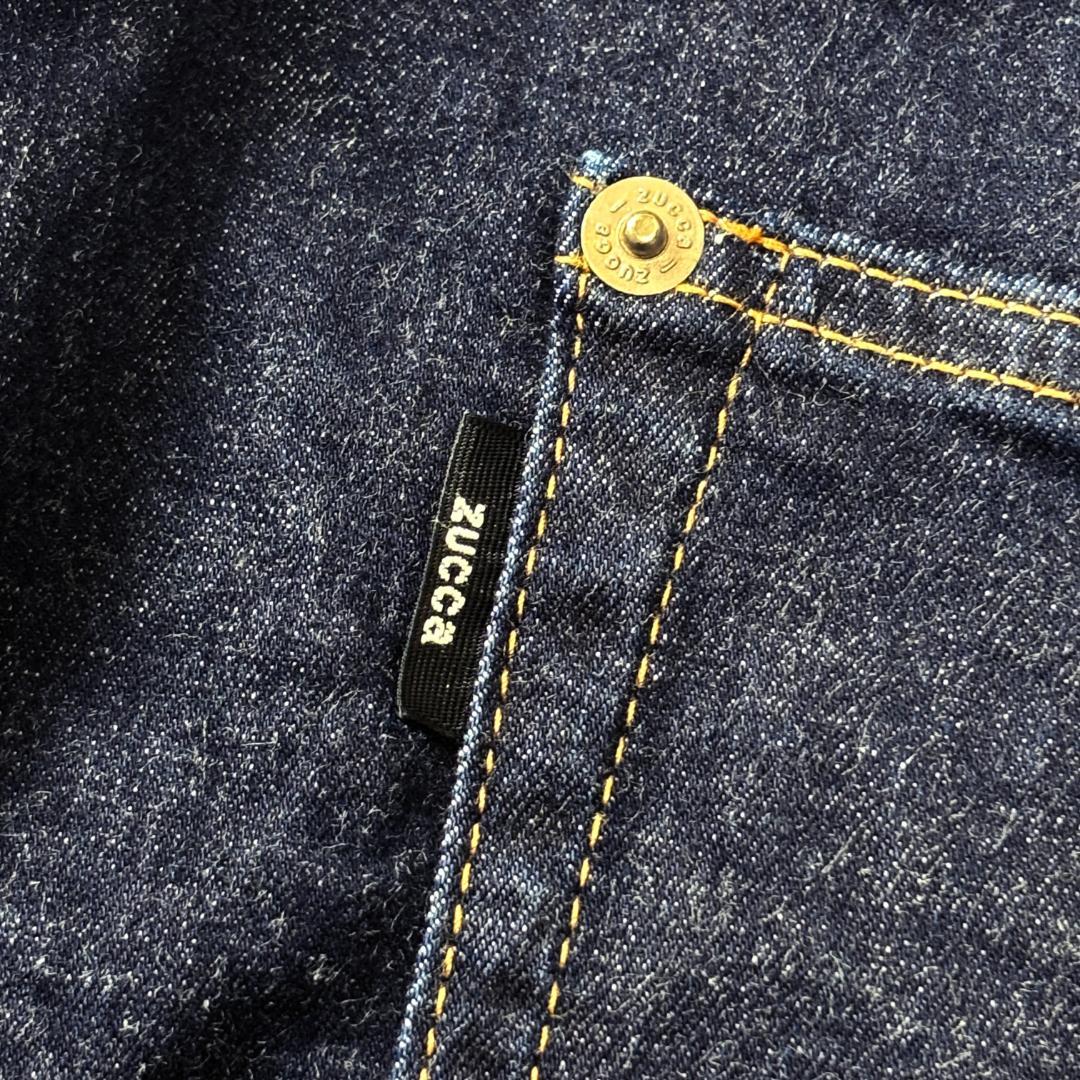 ZUCCa ストレッチ サルエル デニムパンツ M ダークネイビー ズッカ