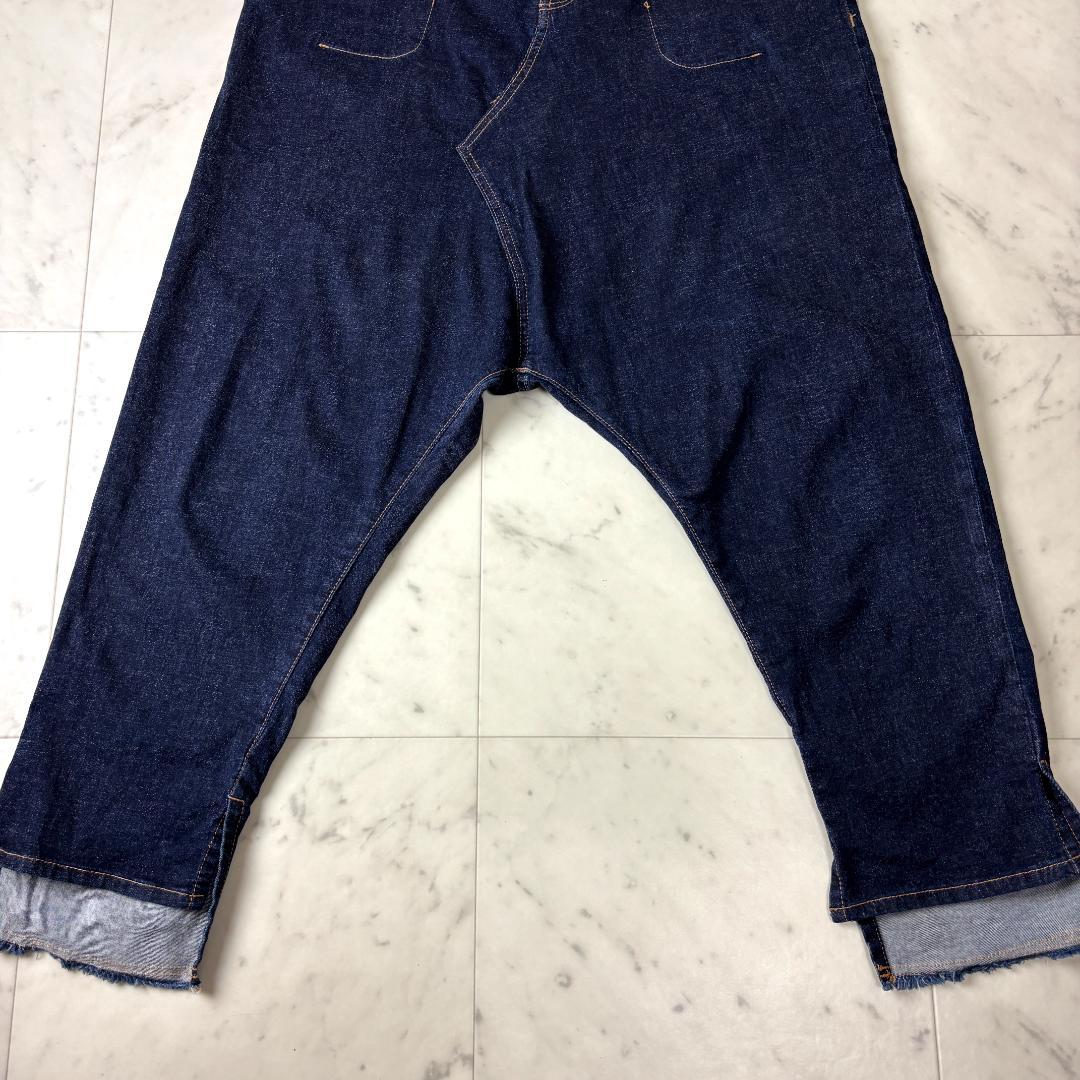 ZUCCa ストレッチ サルエル デニムパンツ M ダークネイビー ズッカ