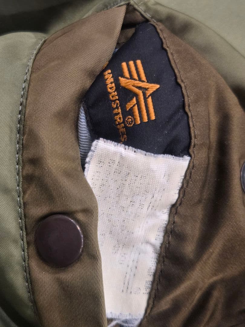 BAL × ALPHA INDUSTRIES MA-1XL バルアルファ カーキ