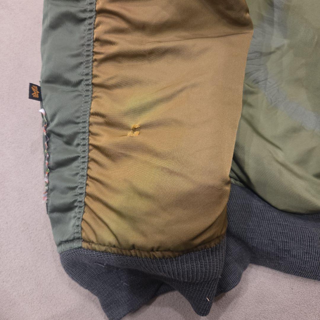 BAL × ALPHA INDUSTRIES MA-1XL バルアルファ カーキ