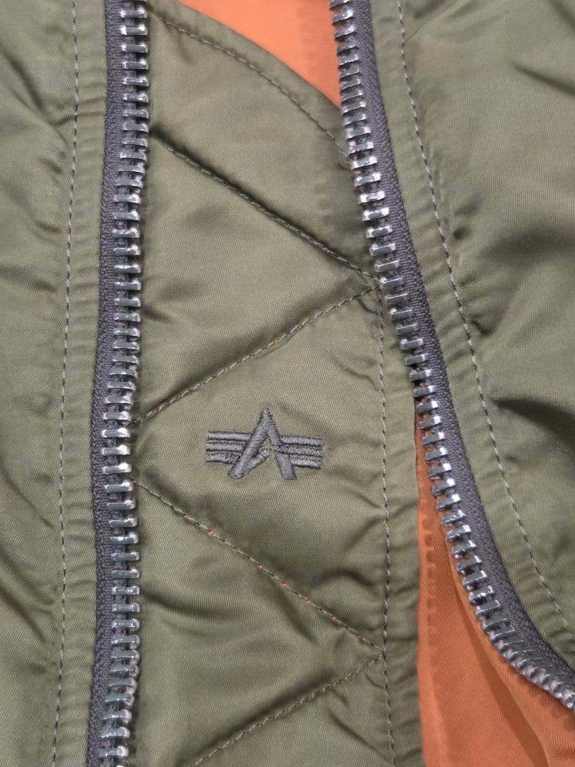BAL × ALPHA INDUSTRIES MA-1XL バルアルファ カーキ