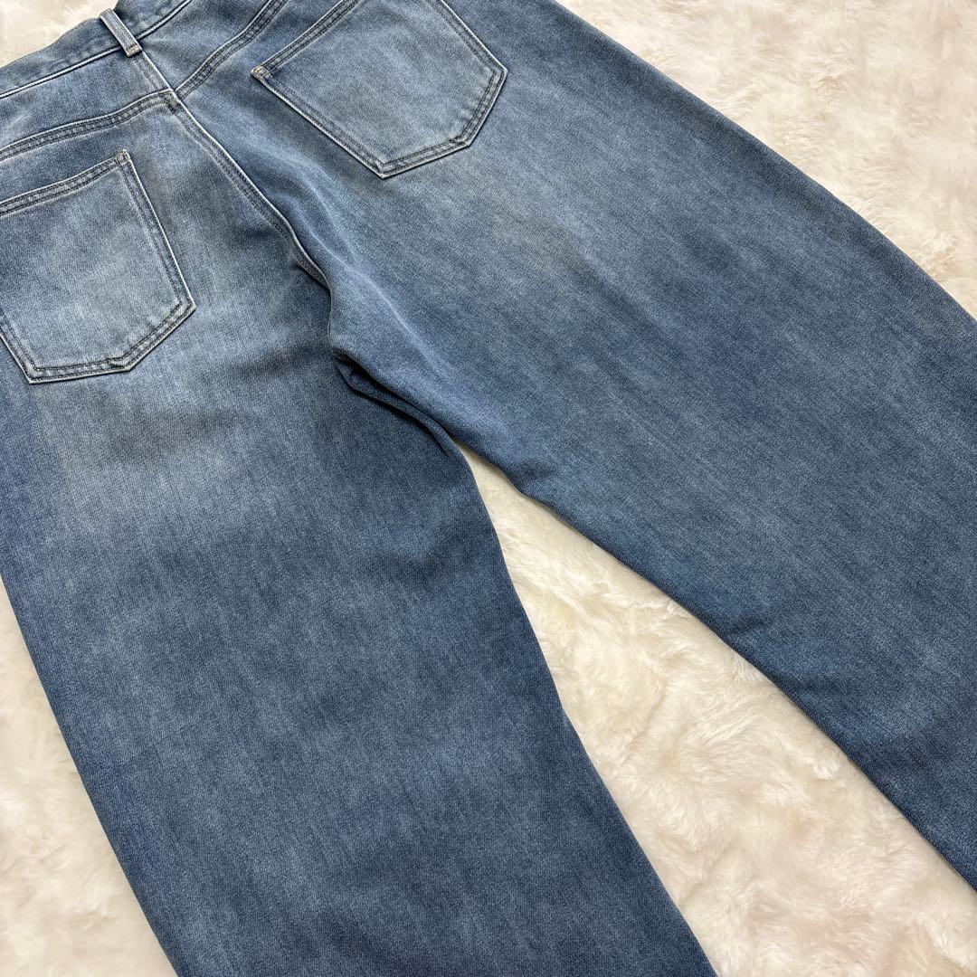 Anna Kerry 裏起毛 モロッコデニムパンツ サイズ40 タグ付き