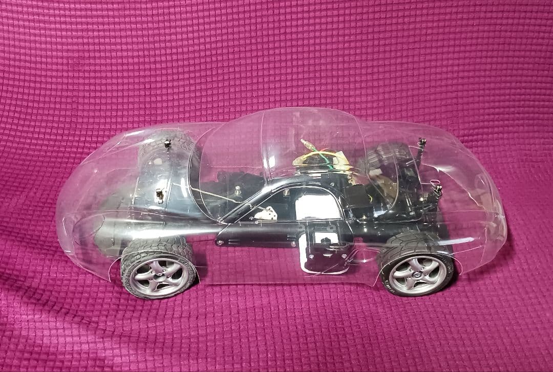 TAMIYA Porsche Boxster ラジコンカー(組み立て途中品)