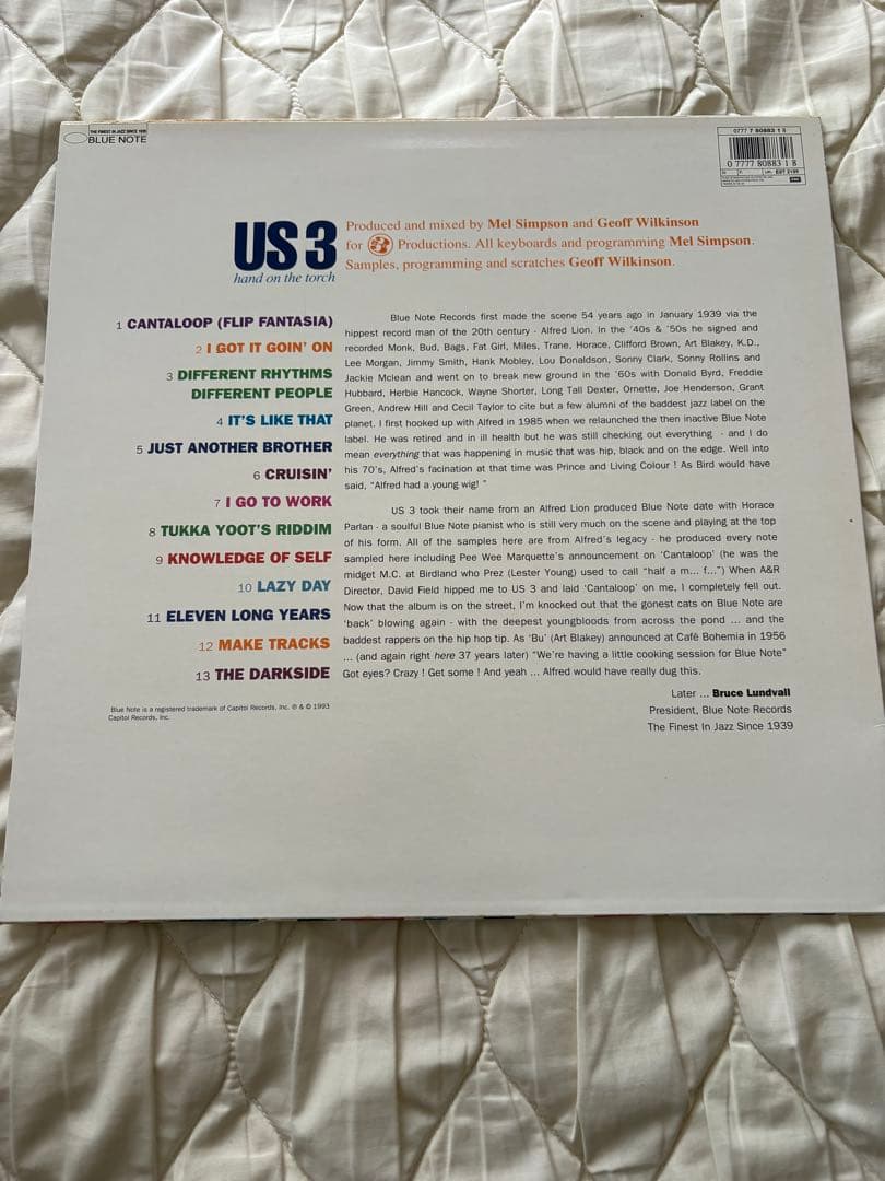 US3 Hand on the Torch レコード