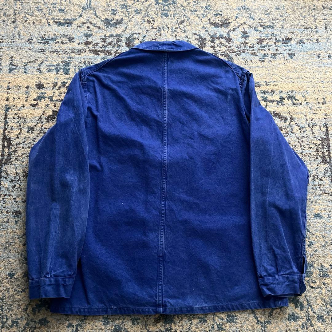 50s SAVO フレンチ ワークジャケット カバーオール コットンツイル
