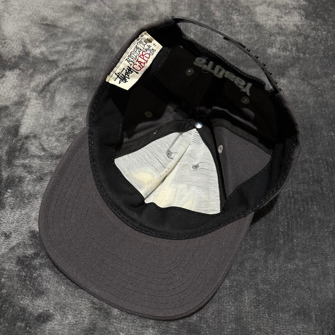 old stussy 90s 白タグ　キャップ　NYC usa製