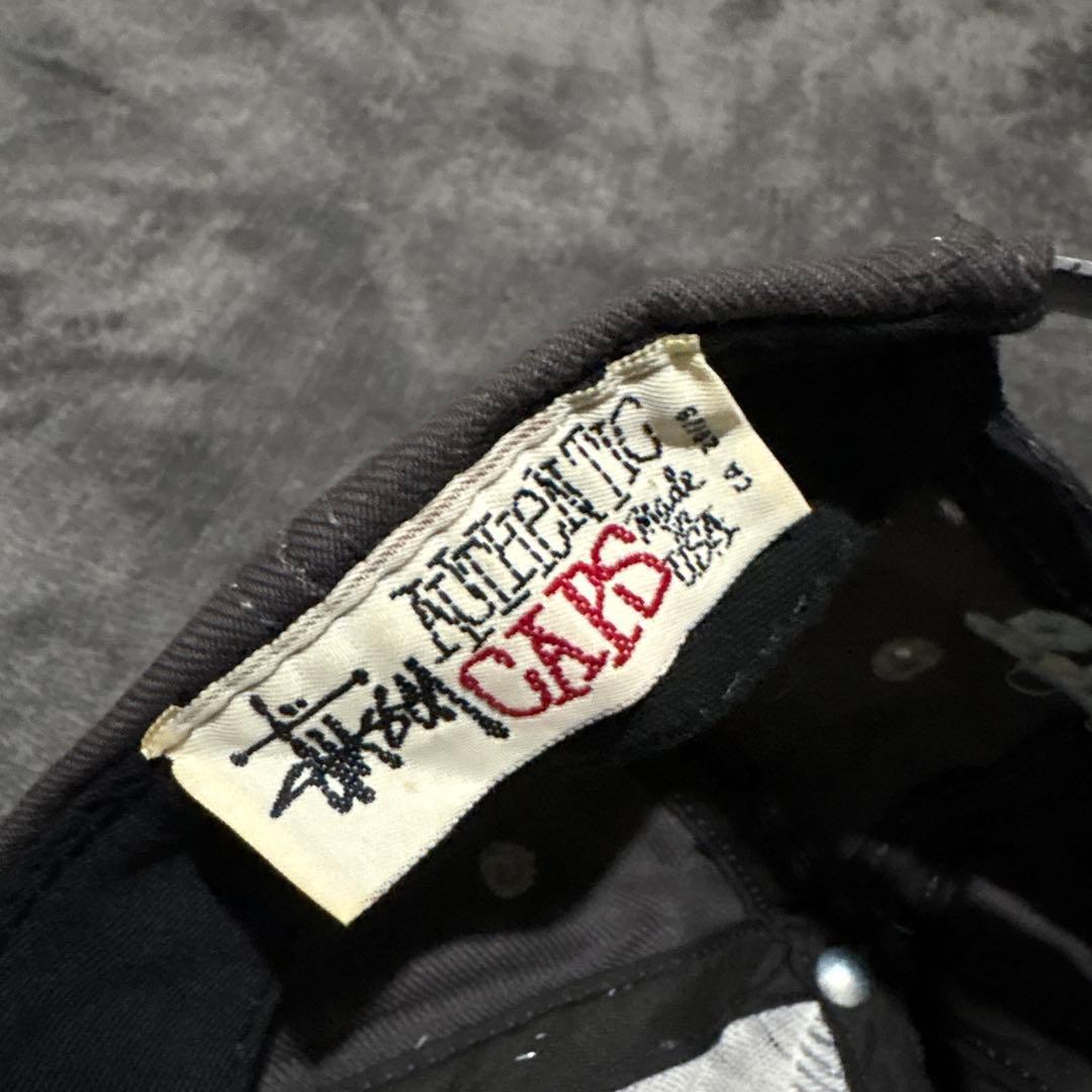 old stussy 90s 白タグ　キャップ　NYC usa製