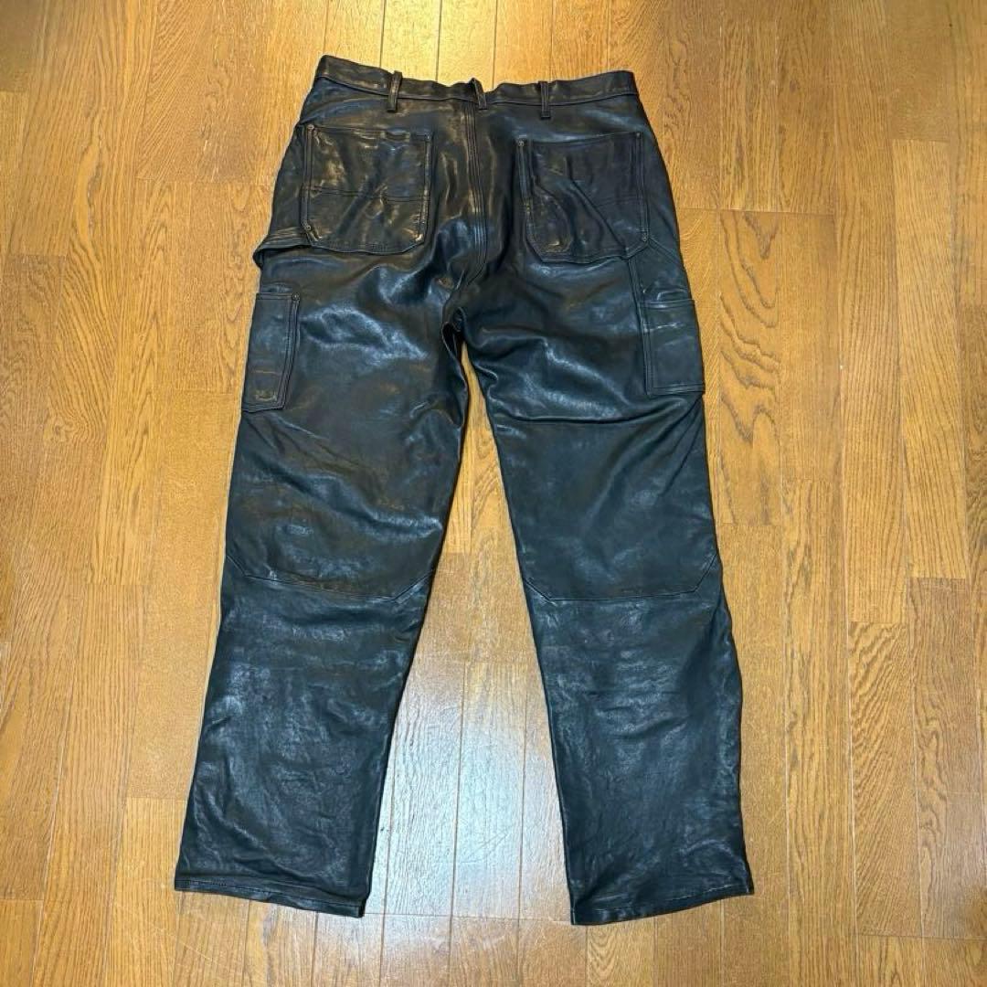 レショップ×ブルーナボイン×TCWNN レザーパンツ 美品 L