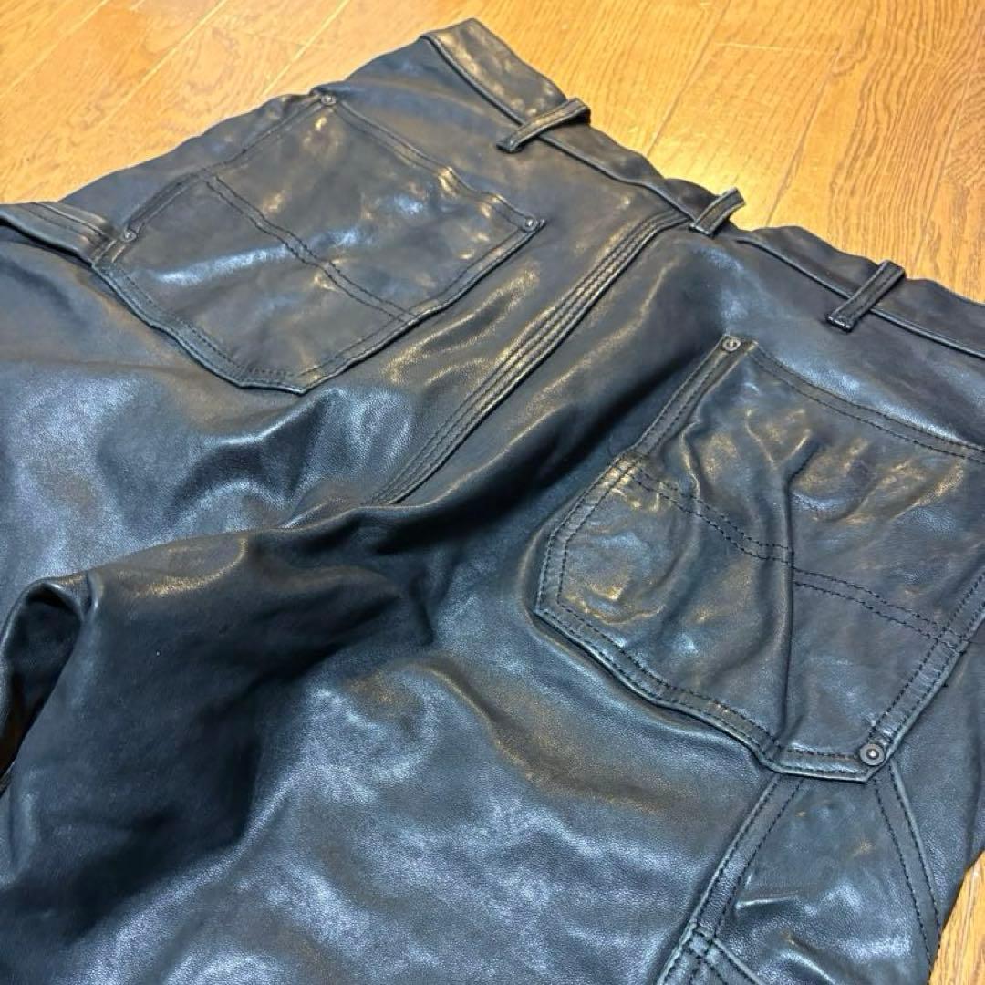 レショップ×ブルーナボイン×TCWNN レザーパンツ 美品 L