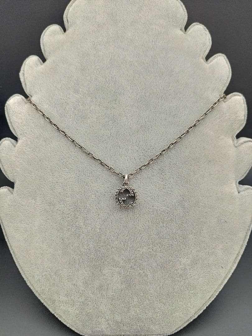 GUCCI ネックレス ダブルジー silver925 インターロッキングG