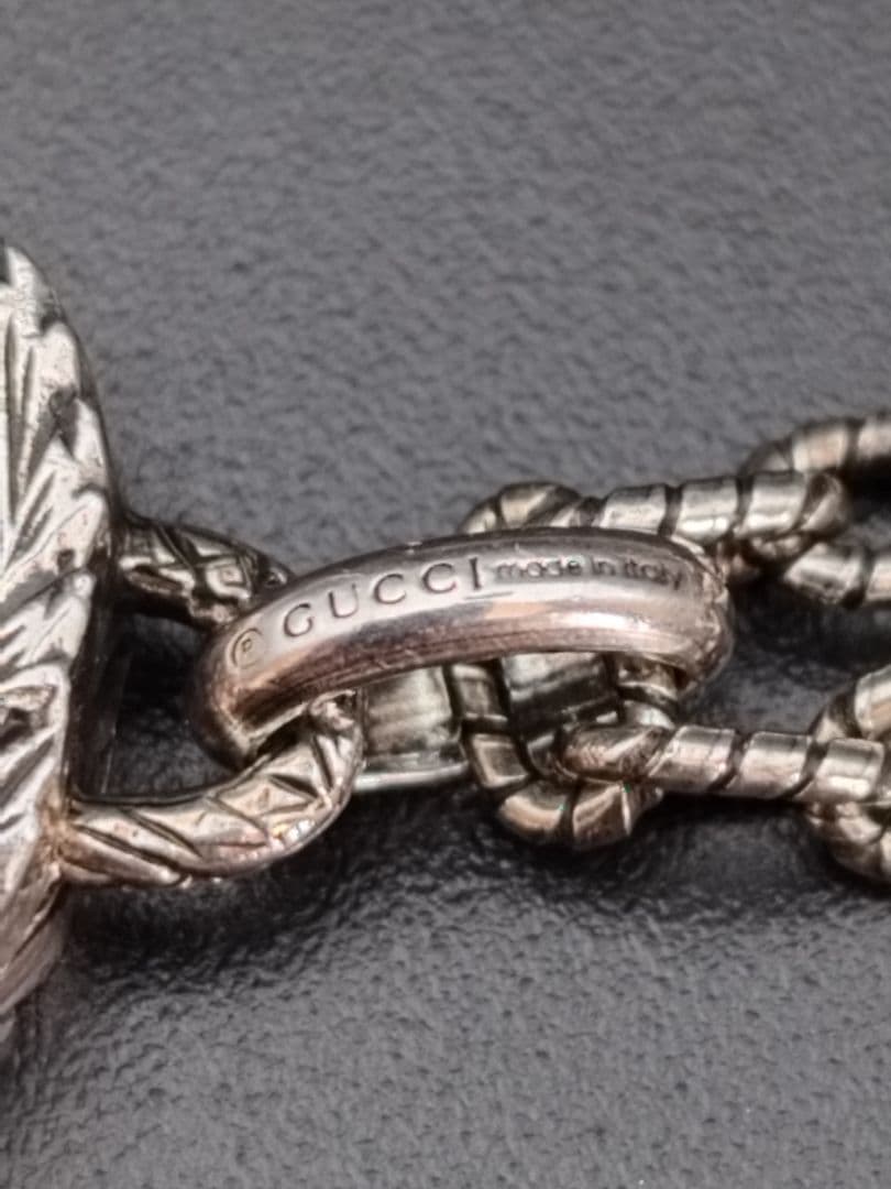 GUCCI ネックレス ダブルジー silver925 インターロッキングG