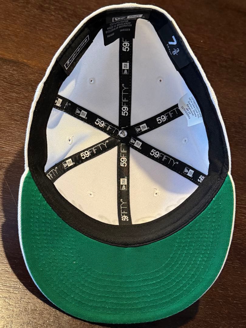 Supreme NEWERA Cap 22SS ホワイト×カーキ