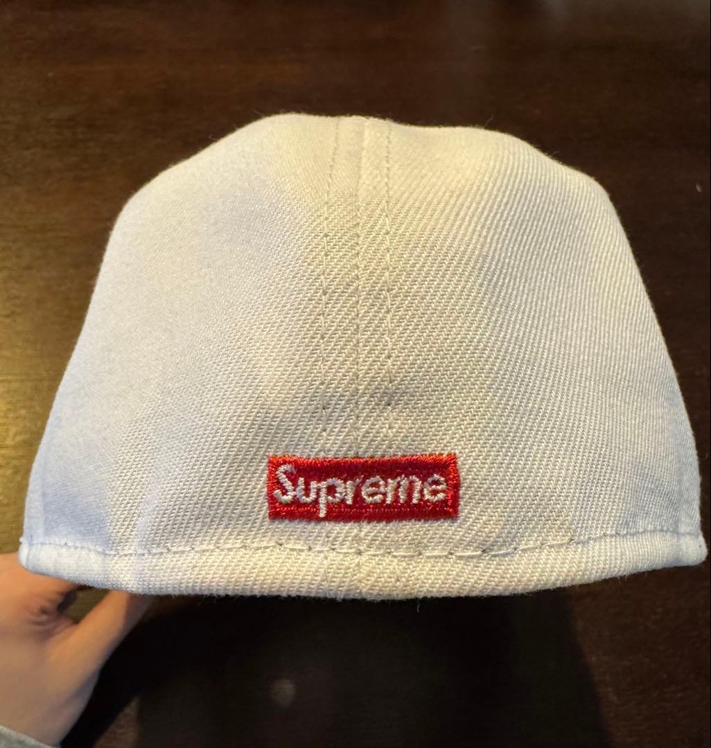 Supreme NEWERA Cap 22SS ホワイト×カーキ
