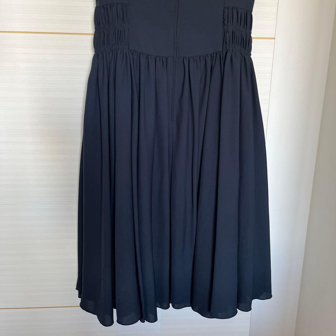 【極美品】FOXEY SMOCK DRESSスモッグドレス　ワンピース　38