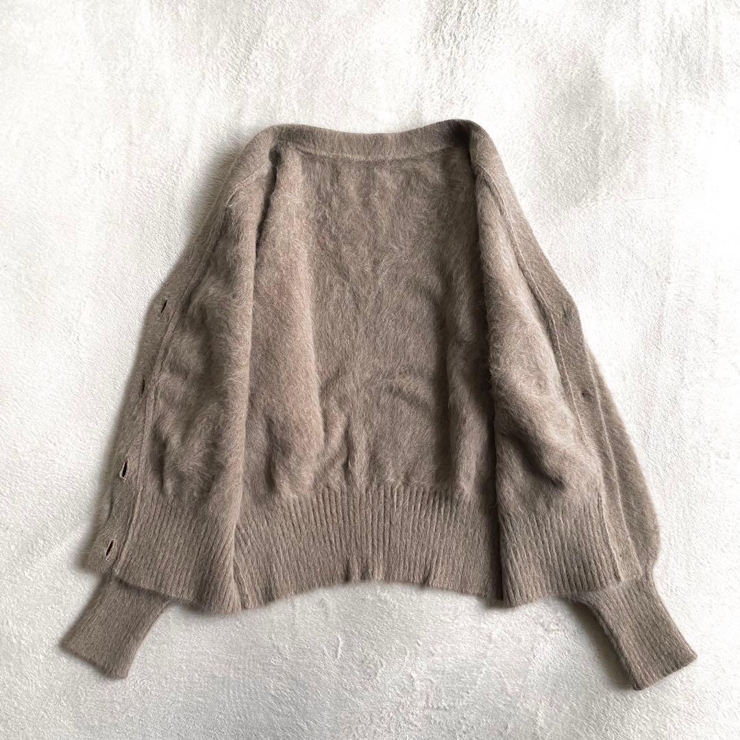【ほぼ未使用✨】Whim Gazette ふんわり　カシミヤ混　カーディガン