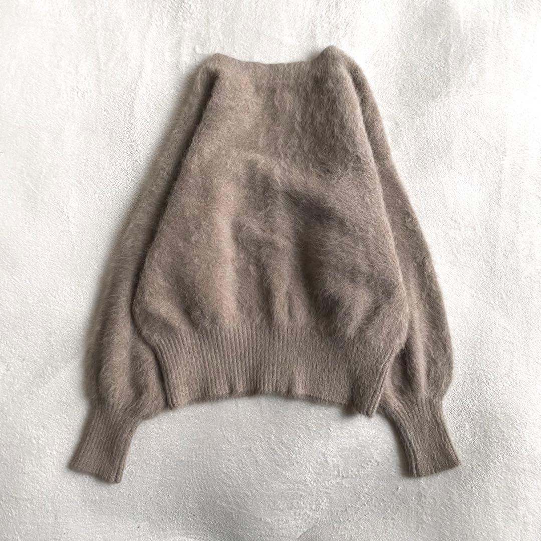 【ほぼ未使用✨】Whim Gazette ふんわり　カシミヤ混　カーディガン