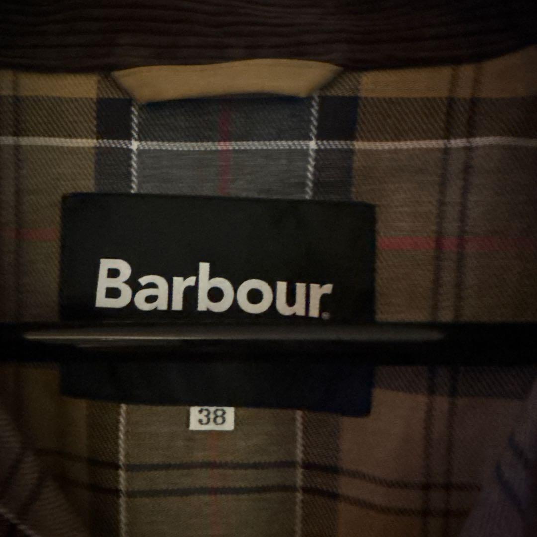 barbour別注OS Beaufortピーチスキン/オーバーサイズ　サイズ38