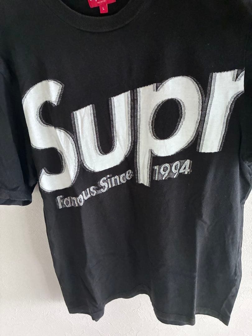 Supremeシュプリーム ビッグロゴ Tシャツ ブラック Lサイズ ストリート