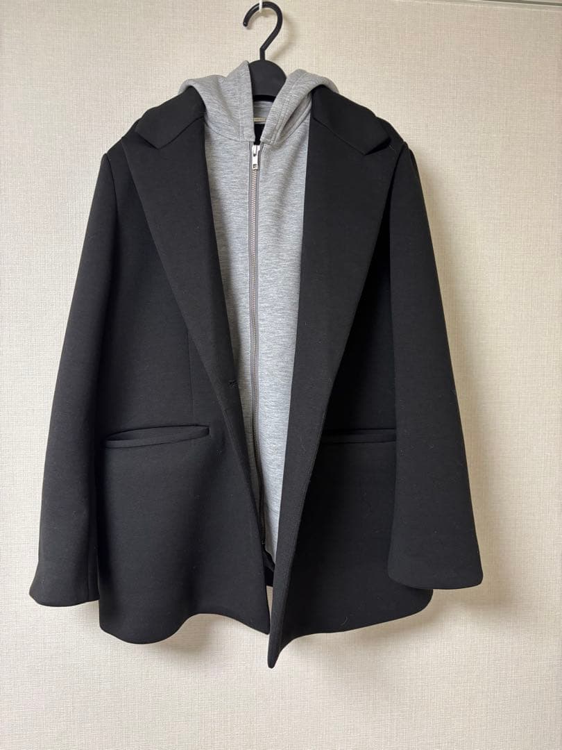 【ミラオーウェン】フードドッキングシングルブレストジャケット　超美品