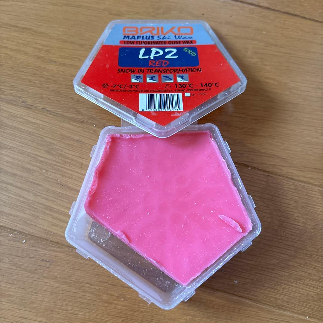 BRIKO LP2 スキー用ワックス レッド・イエロー
