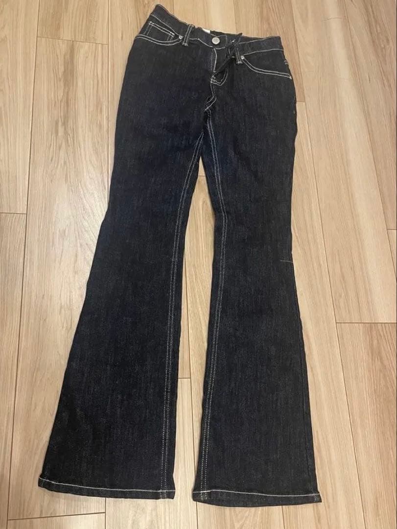 パンツ Kindame Pelvic volume-up bootcut denim