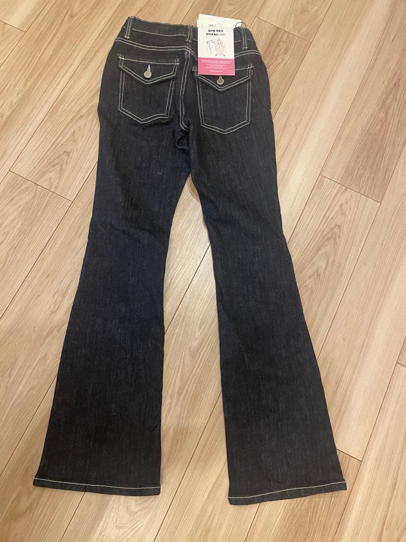 パンツ Kindame Pelvic volume-up bootcut denim