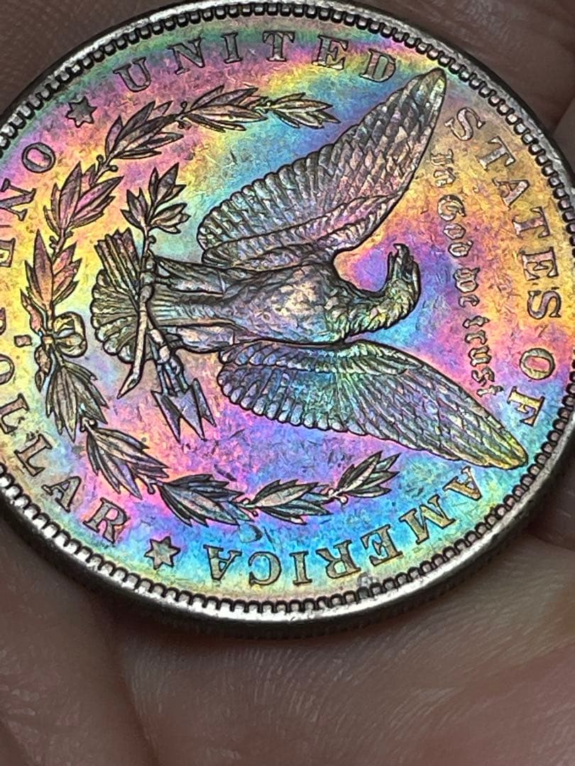 モンスタートーン　アメリカ　1881年　S モルガンダラー　S 銀貨
