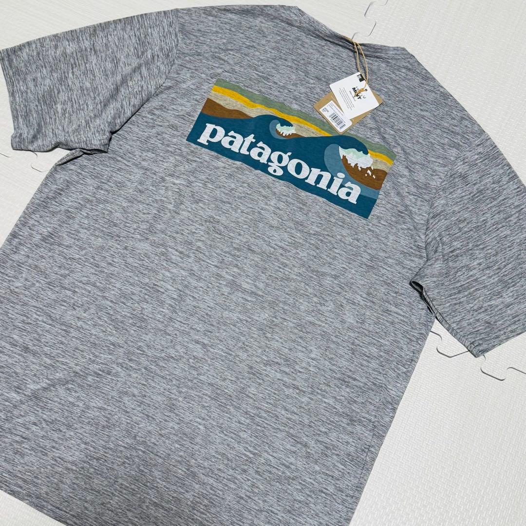 patagonia キャプリーン　クール　デイリー　グレー Tシャツ　Mサイズ