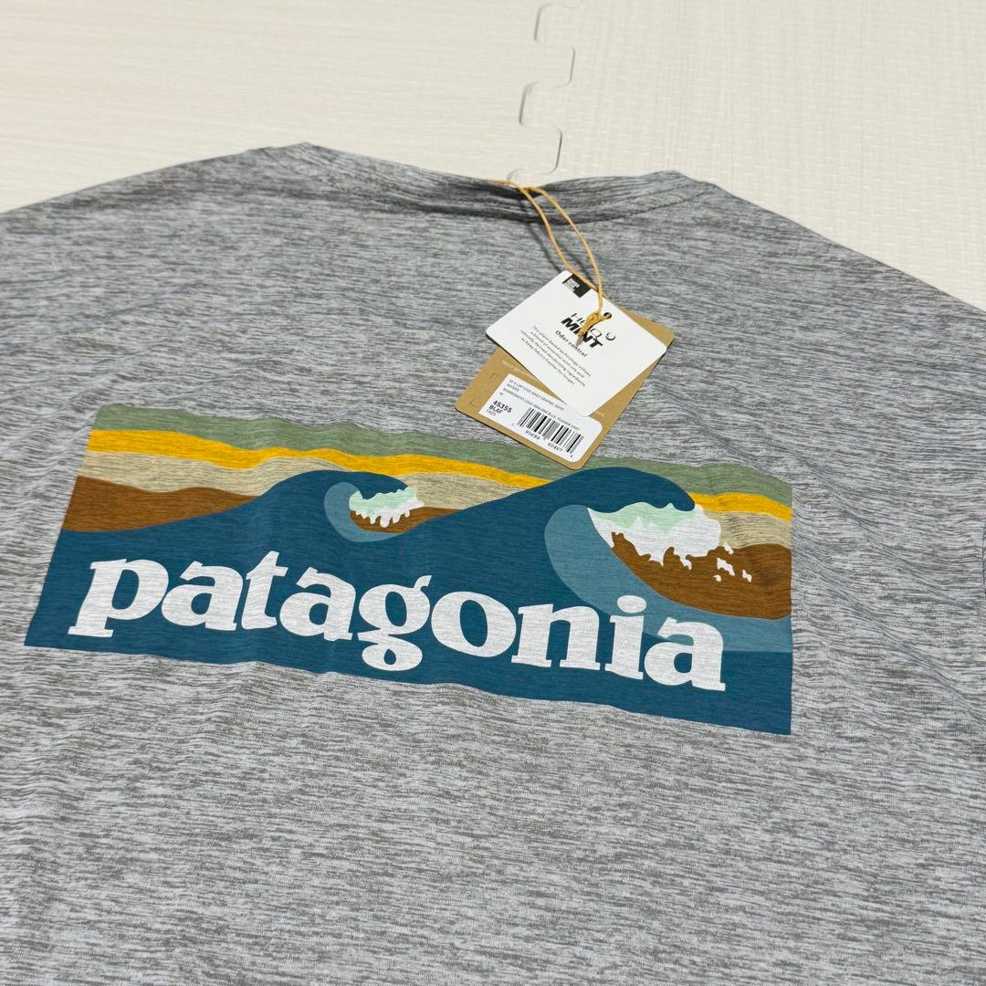 patagonia キャプリーン　クール　デイリー　グレー Tシャツ　Mサイズ