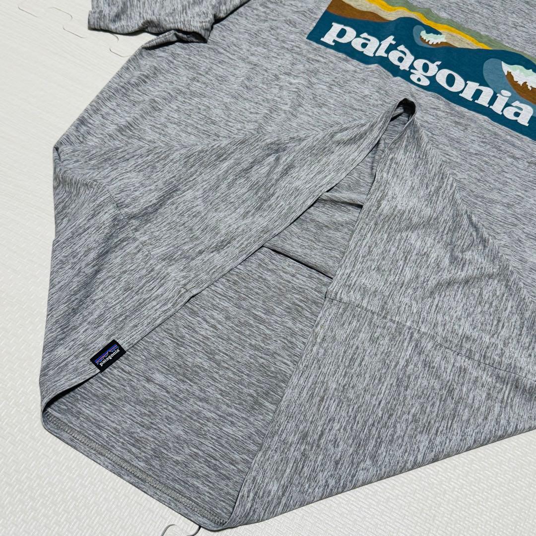 patagonia キャプリーン　クール　デイリー　グレー Tシャツ　Mサイズ