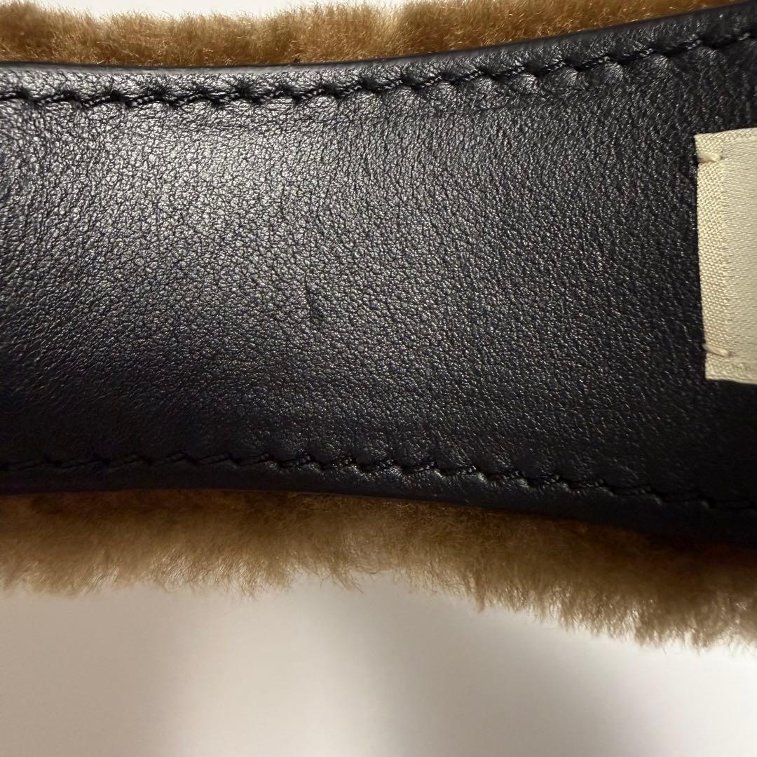 FENDI ズッカ柄 ファー カチューシャ