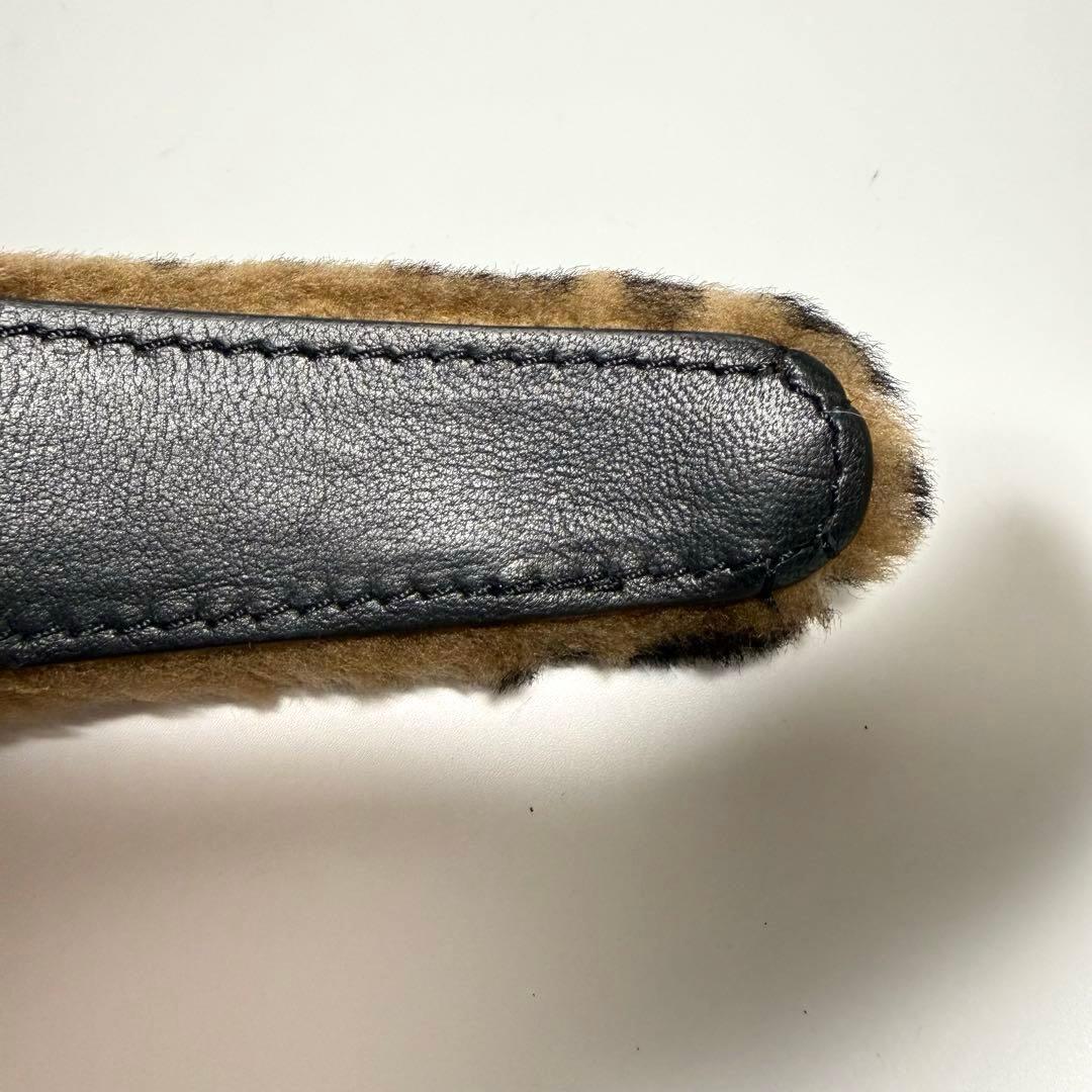 FENDI ズッカ柄 ファー カチューシャ