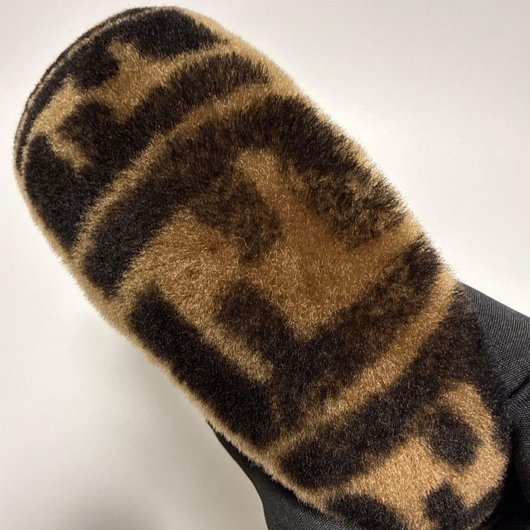 FENDI ズッカ柄 ファー カチューシャ