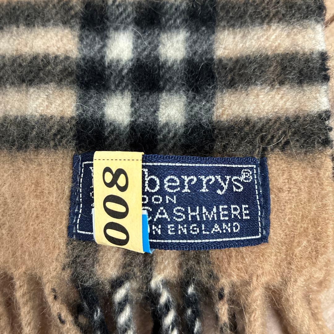 BURBERRY マフラー カシミヤ100% バーバリー