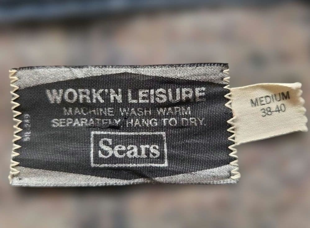 【濃紺 M】sears デニムカバーオール WORK'N LEISURE usa