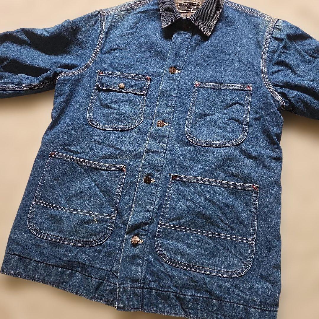 【濃紺 M】sears デニムカバーオール WORK'N LEISURE usa