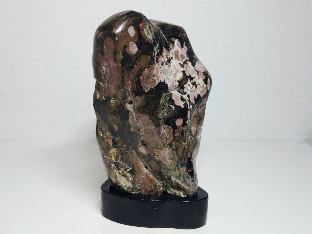 梅花石 1.1kg 紋石 花紋石 原石 鑑賞石 自然石 誕生石 鉱物 鉱石 水石