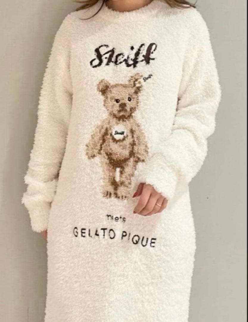 ジェラートピケ Steiff ジェラートJamesジャガードワンピース