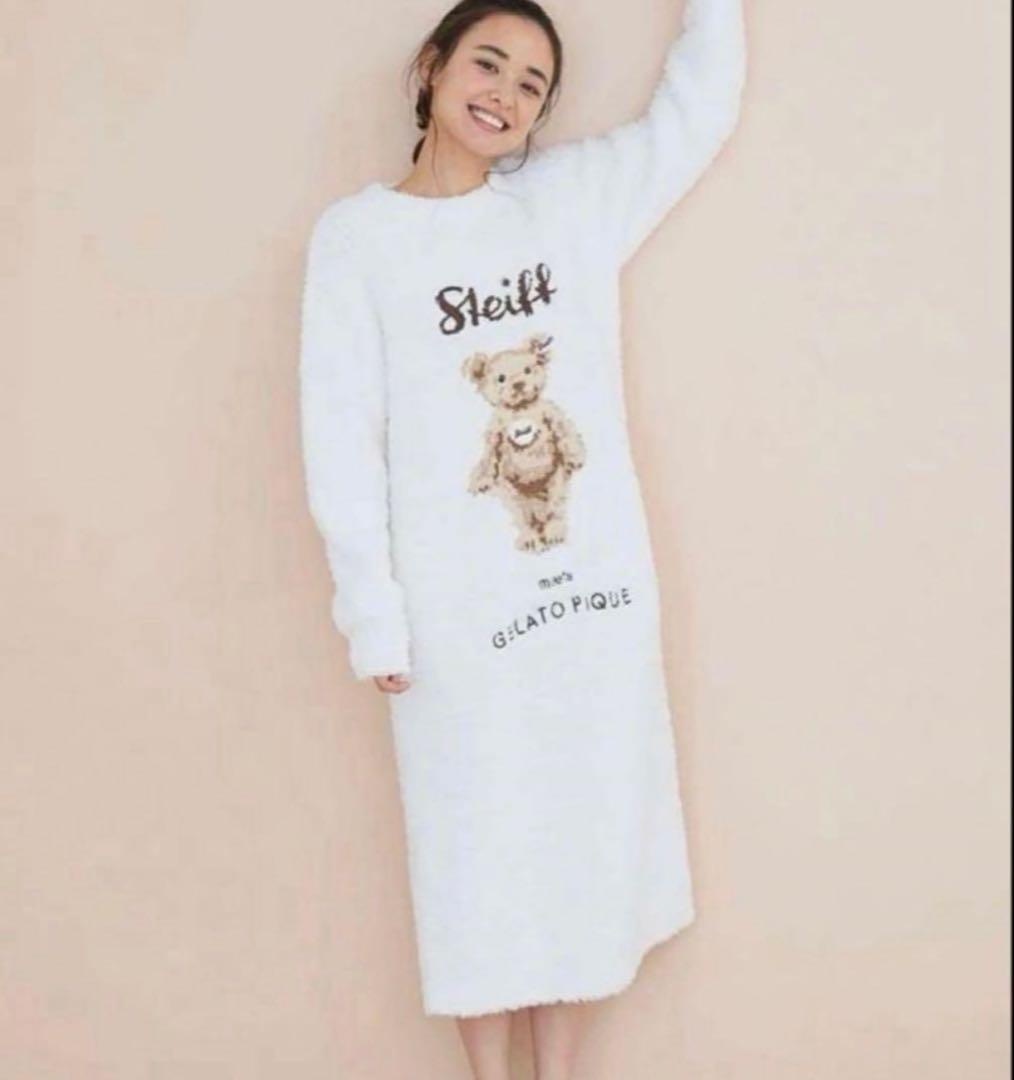 ジェラートピケ Steiff ジェラートJamesジャガードワンピース
