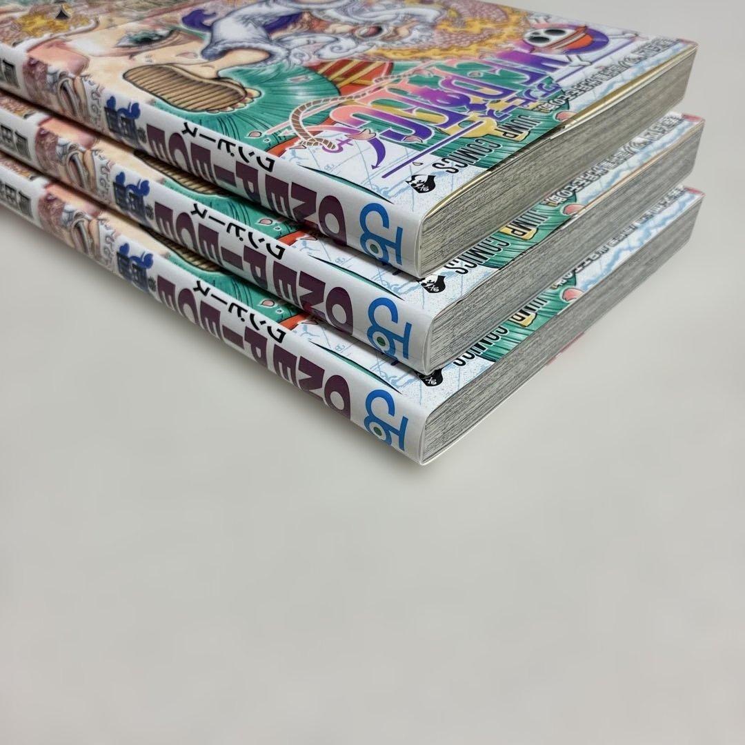 【希少】　ONE PIECE 104巻　初版　帯　ワンピース　3冊セット