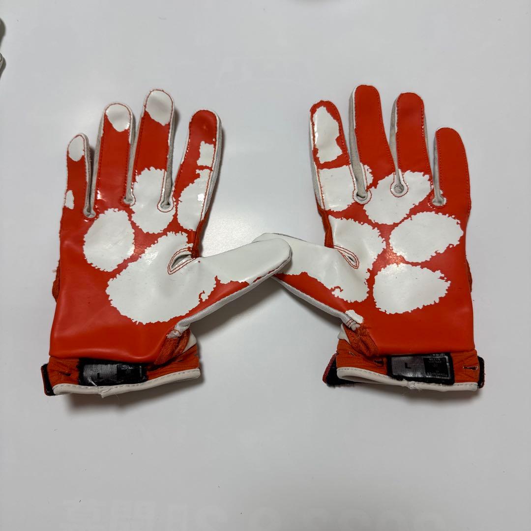 Nike アメリカンフットボールグローブ オレンジ
