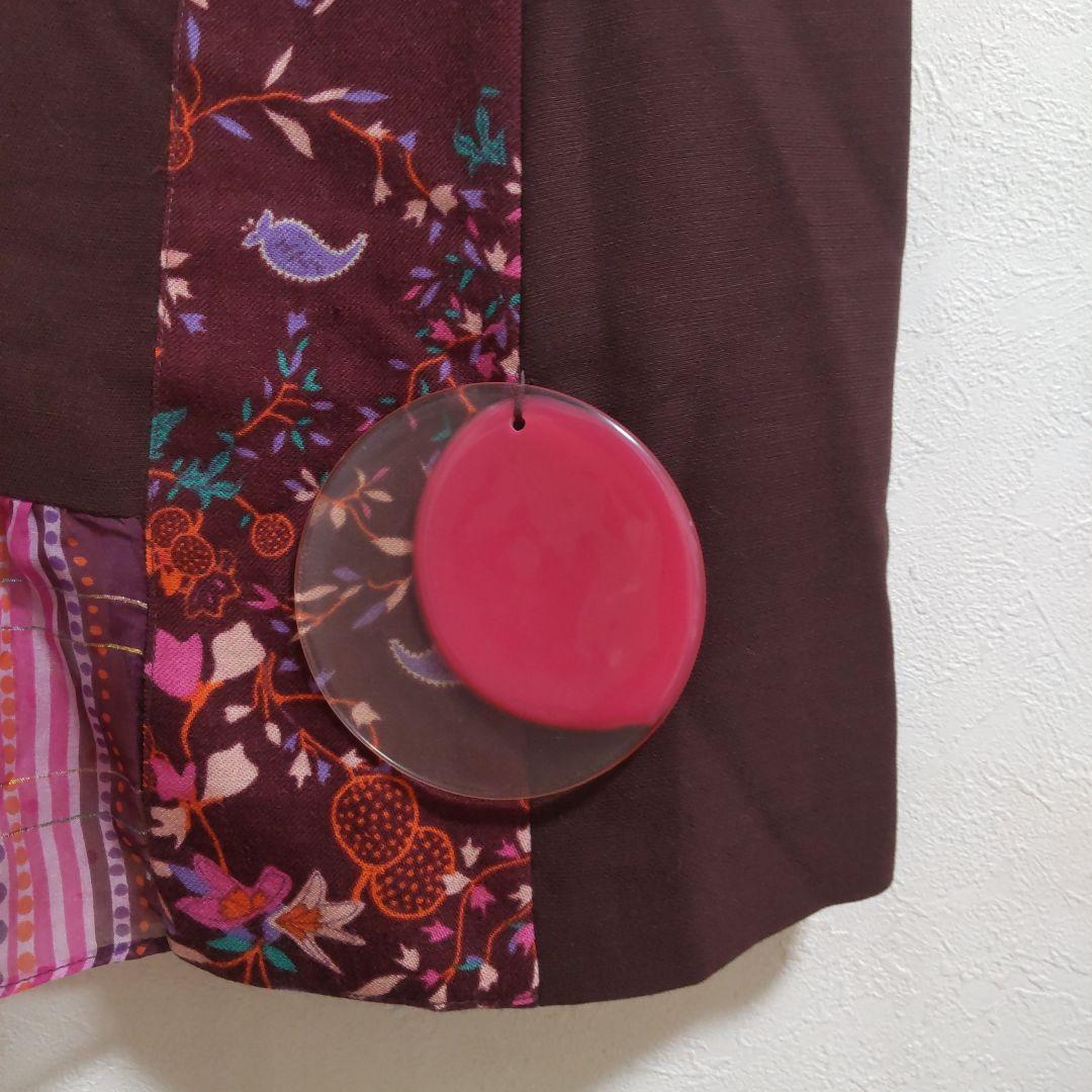 Christian Lacroix　フランス製　 ウール混ドレス　S美品