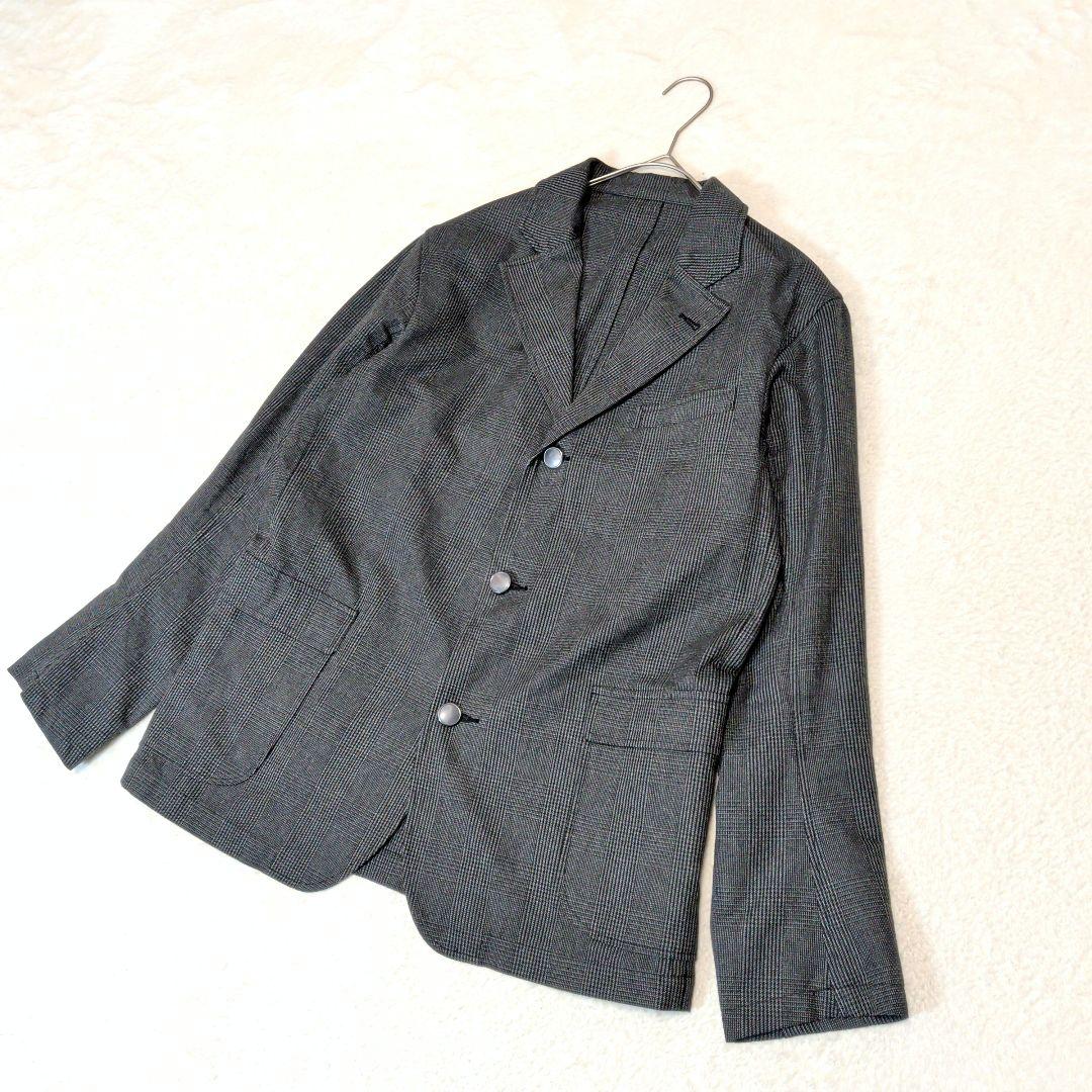 【美品】WORKERS ラウンジジャケット 千鳥柄 38 M相当