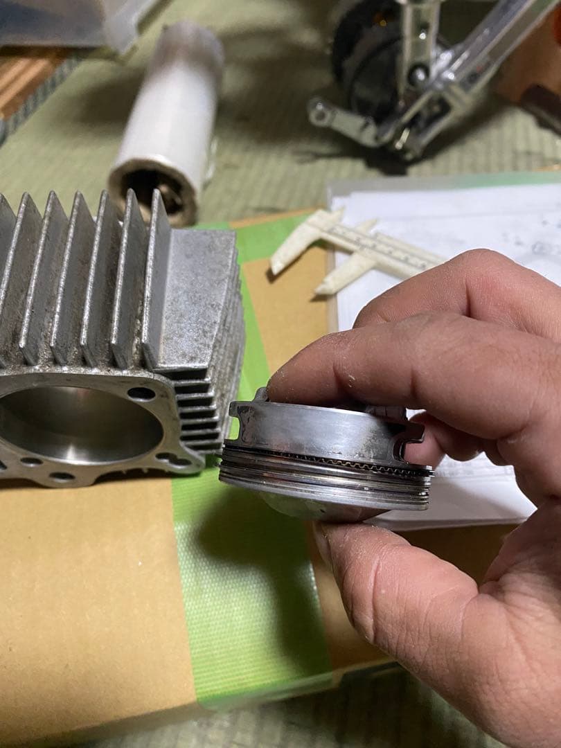 武川シリンダーヘッド106cc