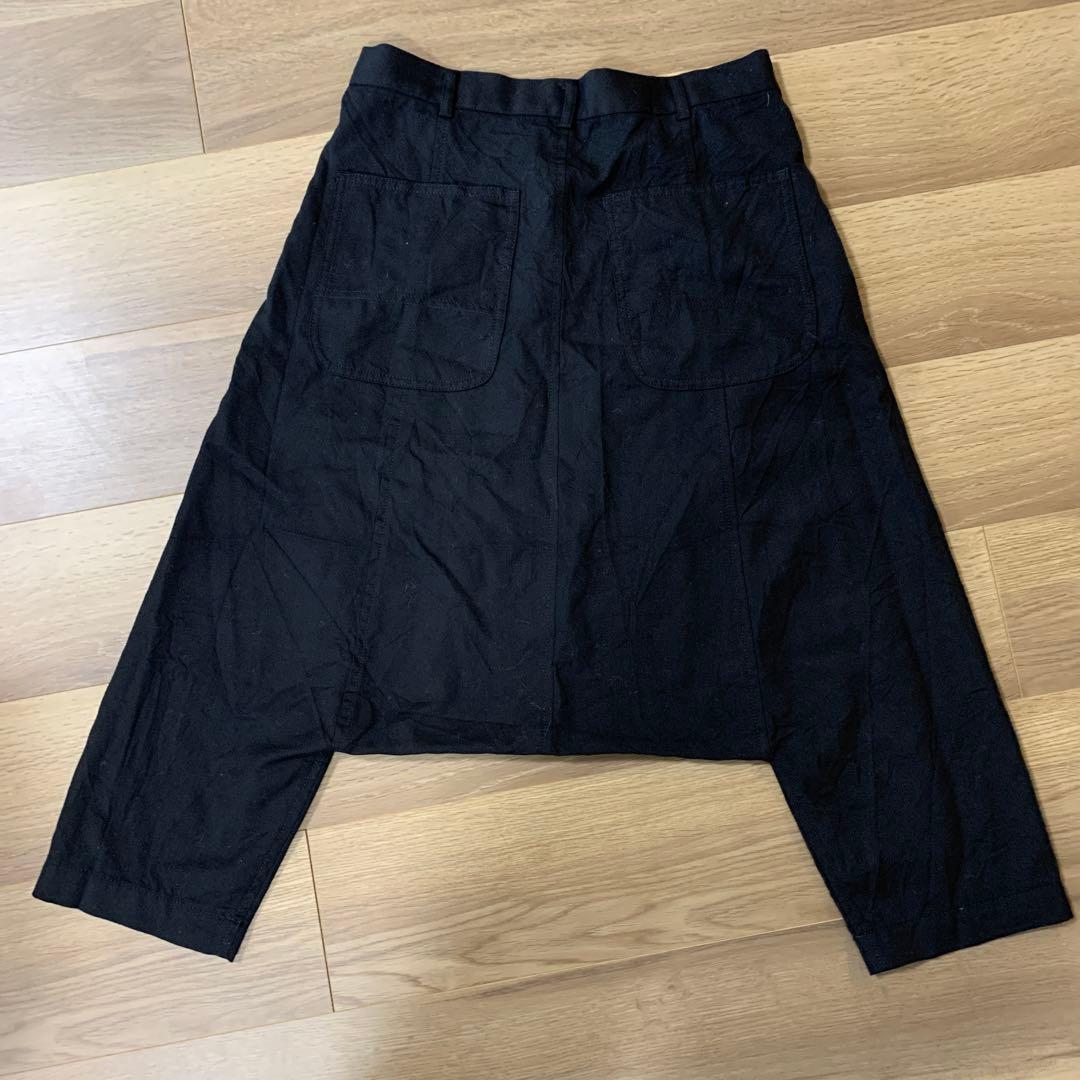 COMME des GARÇONS ブラック サルエルパンツ XS