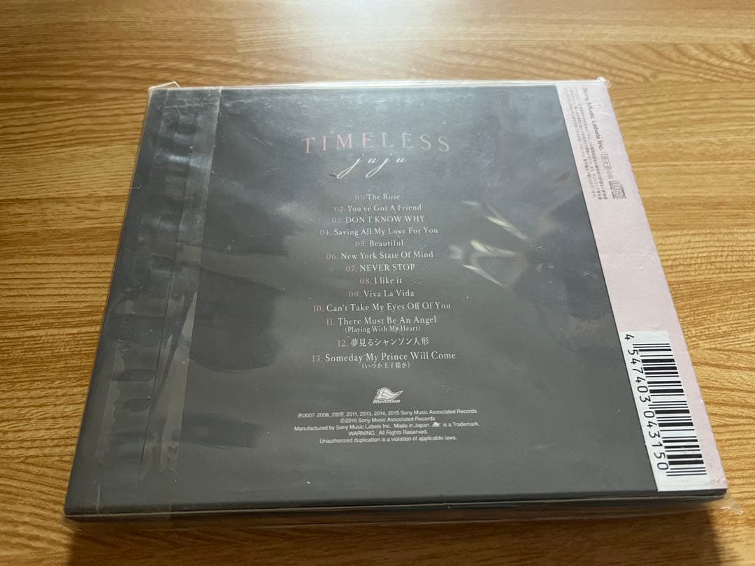 #JUJU さん #TIMELESS #初回生産限定盤