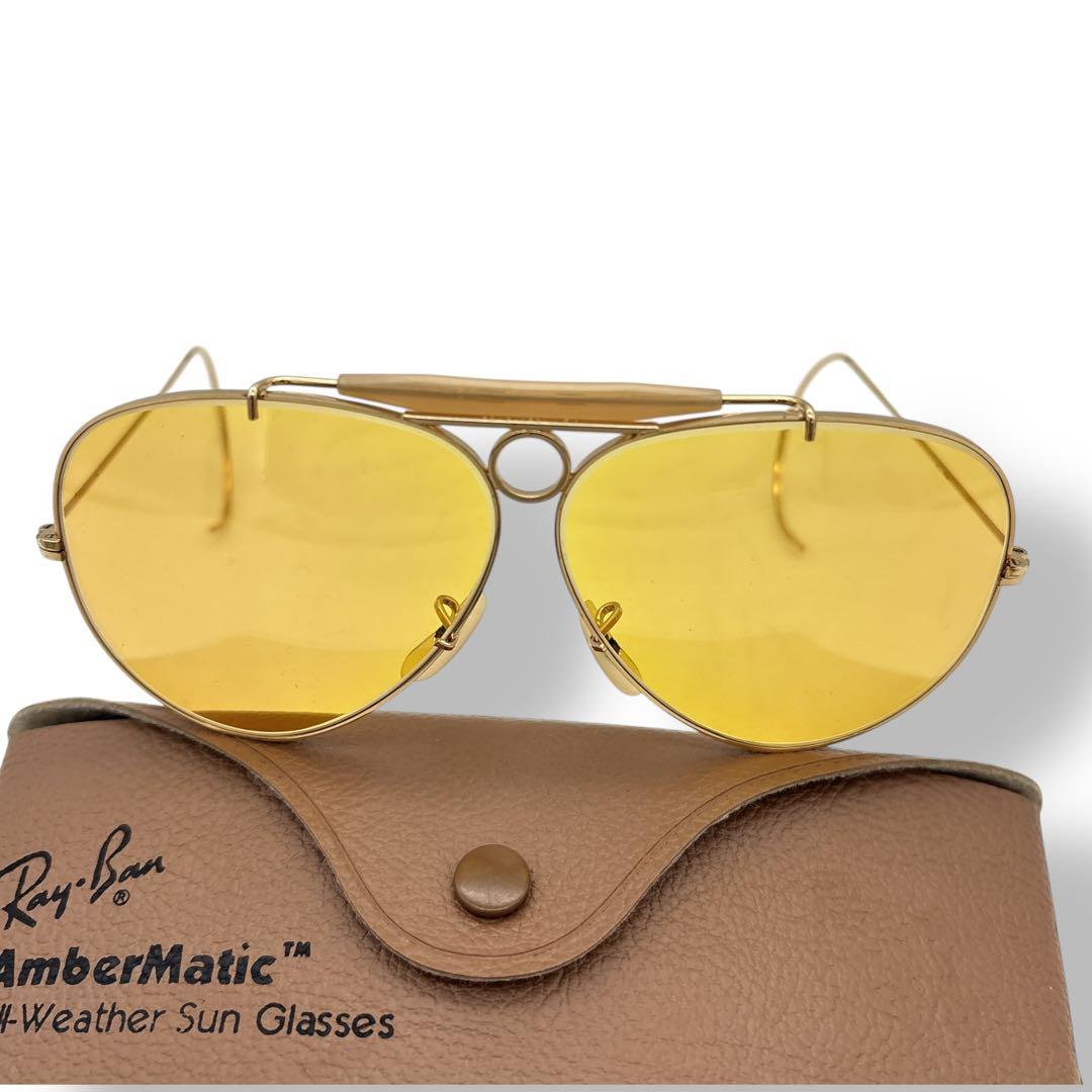 RayBan Shooter Ambermatic B&L USA カリクローム